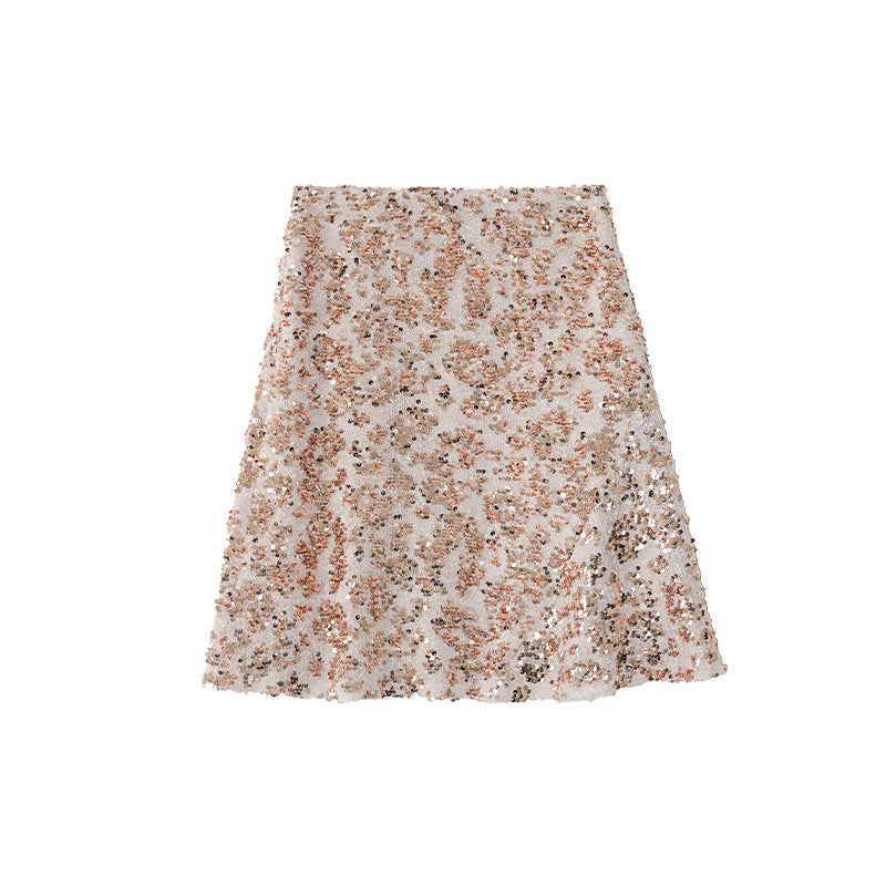 mid skirt hip wrap thin temperament high waist skirt