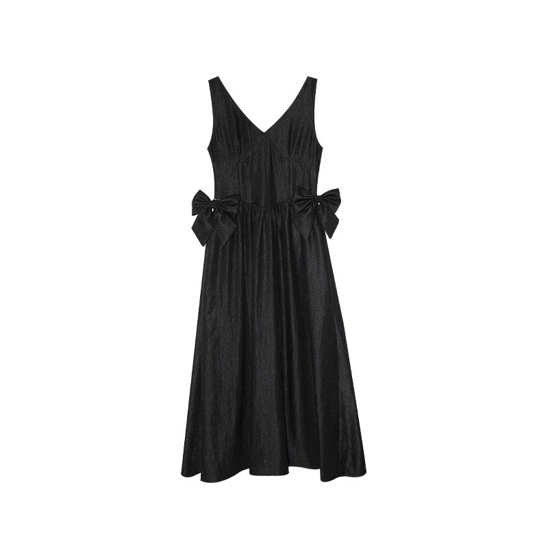 Temperament Skinny Tencel Satin Dress