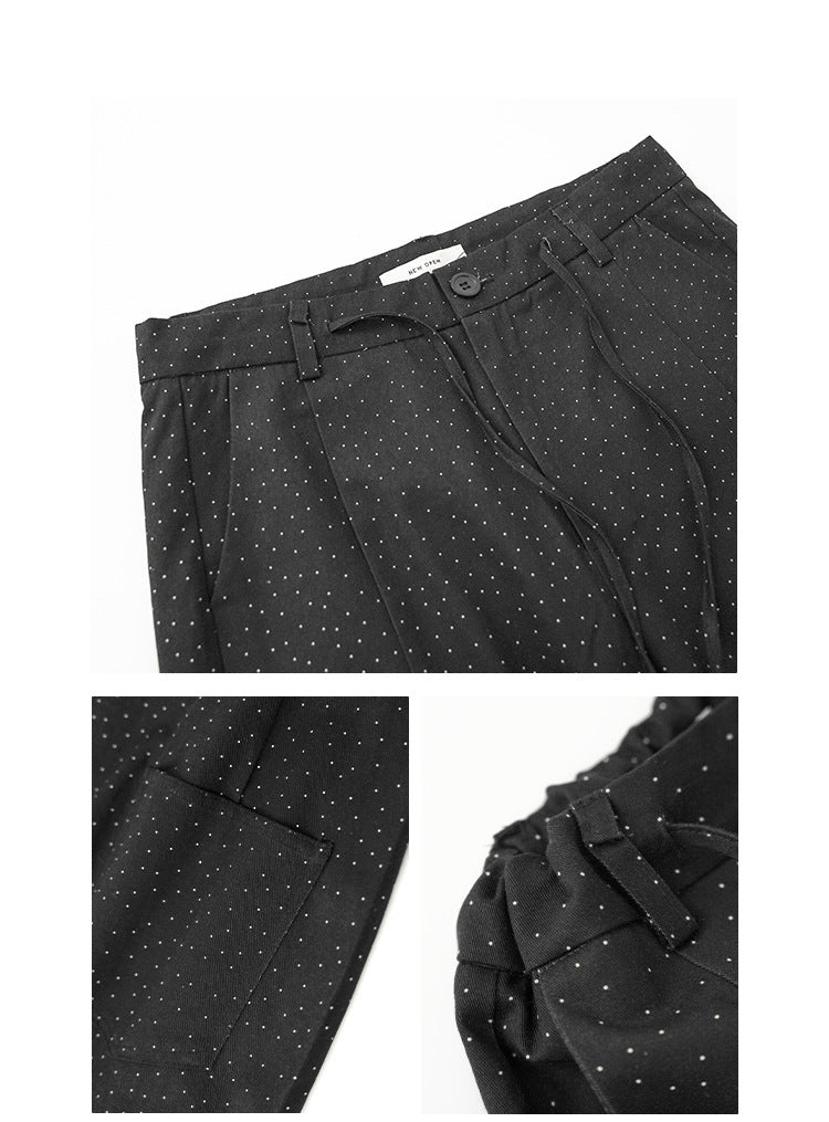 Polka Dot Wide Leg Pants
