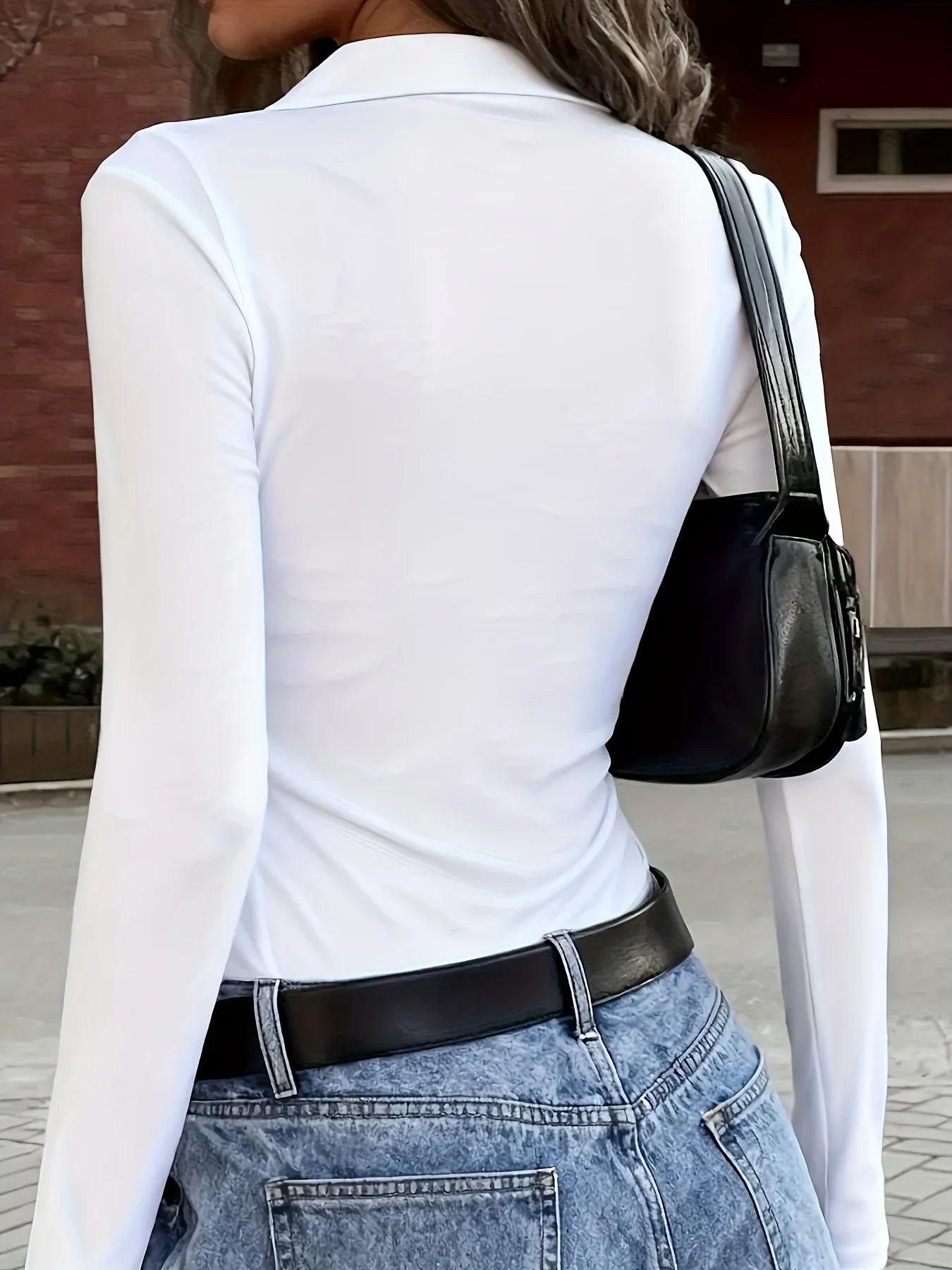 Women's Loose Long-Sleeve T-Shirt