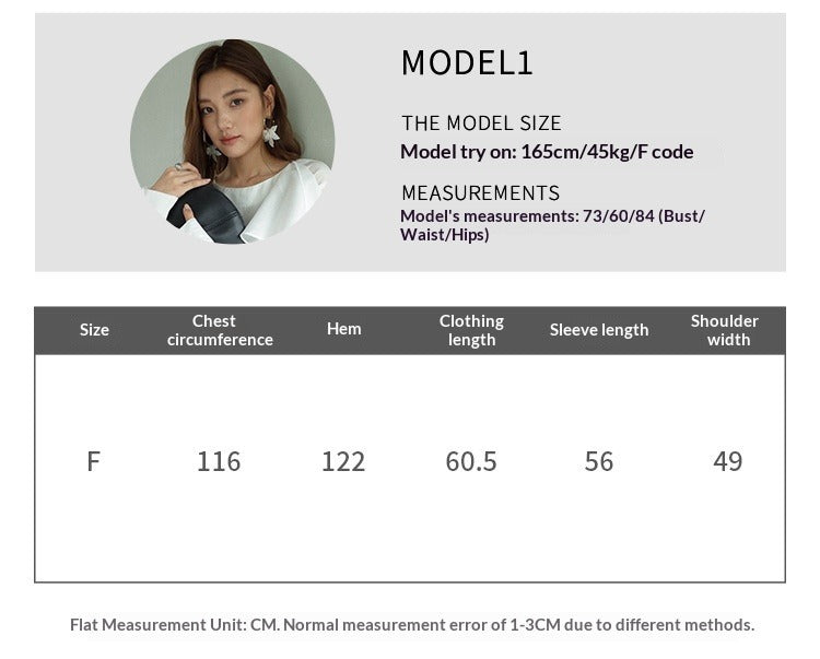 Minimalist spring asymmetrical loose-leaf shape Tencel micro-transparent shirt