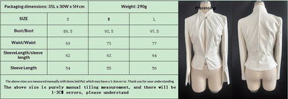 Solid color slim-fit short jacket