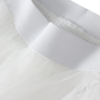 Women's Fairycore Mesh Tulle Bubble Skirt