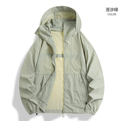 UV Protection Jacket Women Men Lightweight Hooded Sun Protection Outdoor