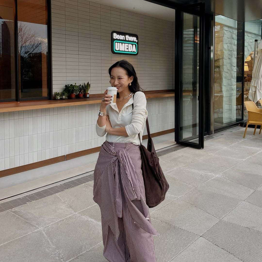 Spring and summer retro slack straight loose drawstring casual pants