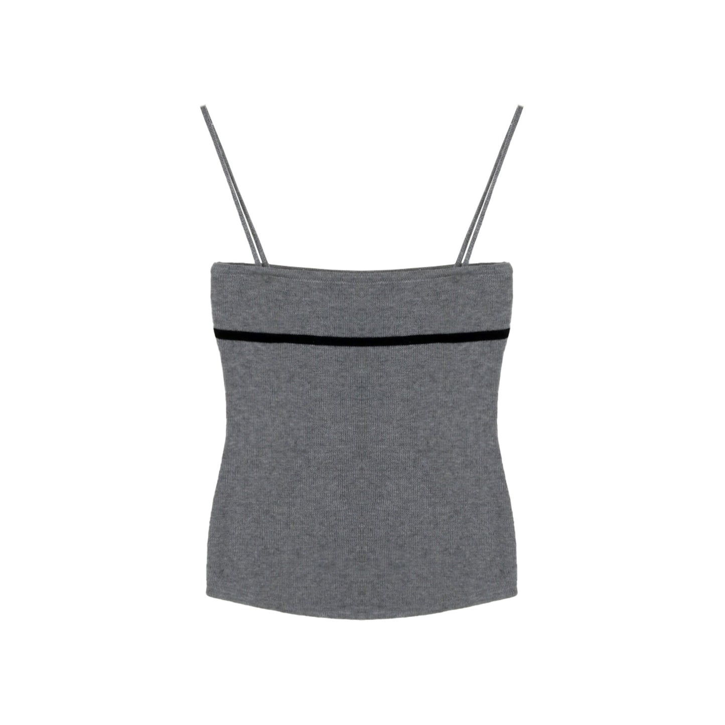 Wool contrasting color knitted sweater fine suspender vest pure wind inside and outside wear