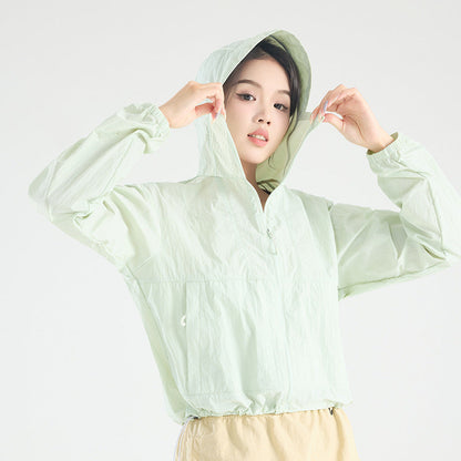 UV Protection Jacket Women Men Lightweight Hooded Sun Protection Outdoor