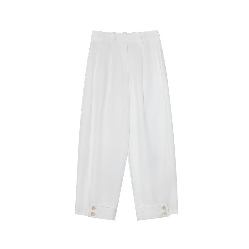 Minimalist Straight Leg Trousers