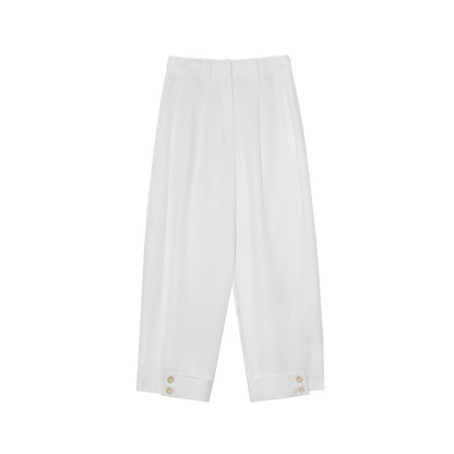 Minimalist Straight Leg Trousers