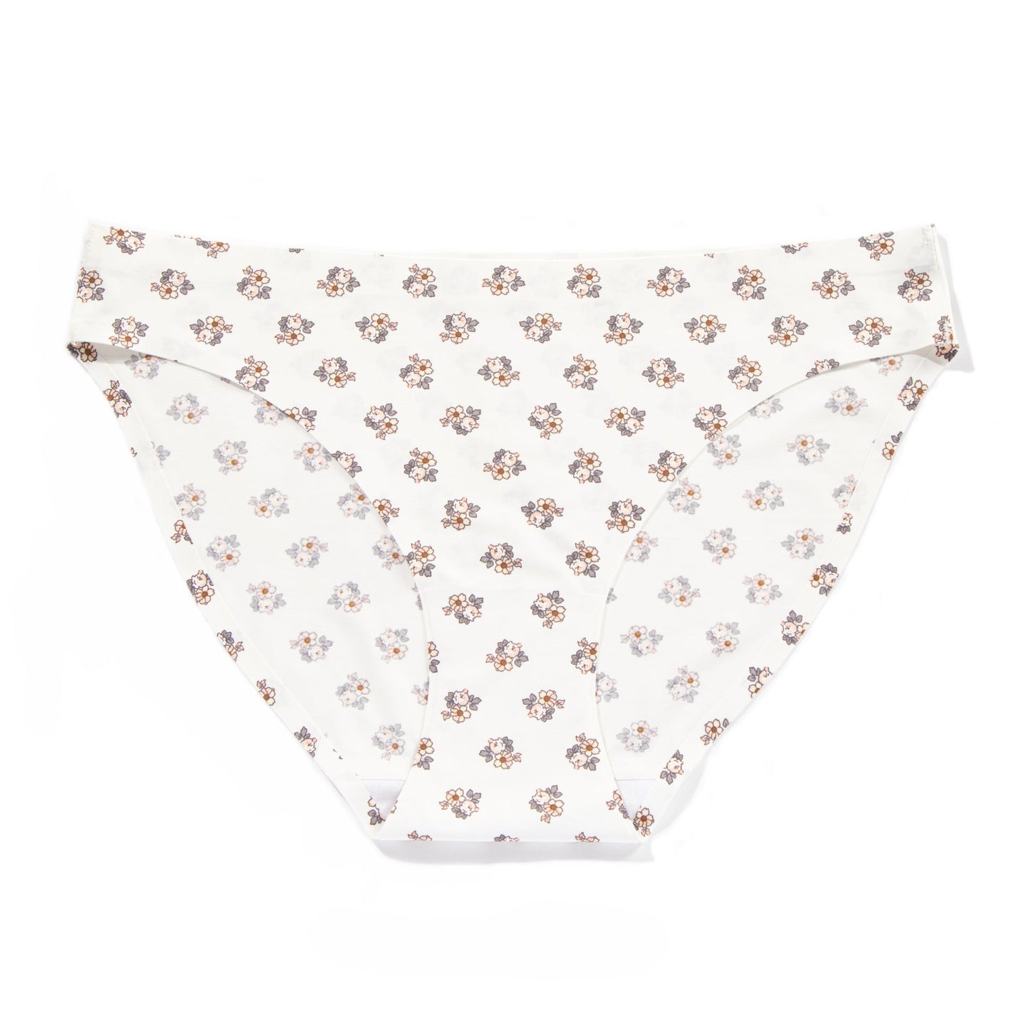 Low waist sexy ice silk seamless underwear women's print breathable quick-drying comfortable women's briefs