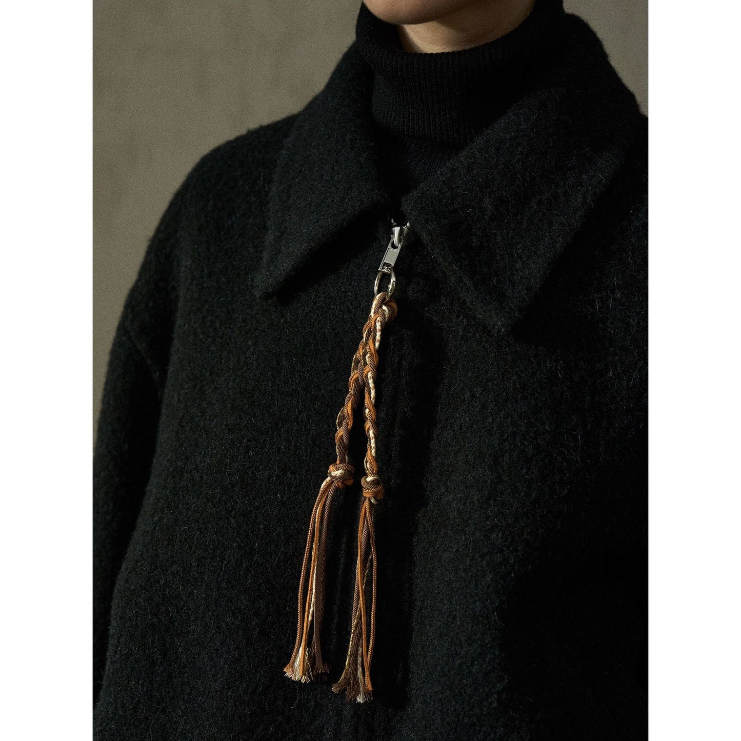 Winter new Suli wool loose lapel casual loose woolen jacket