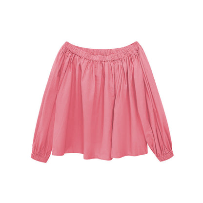 Off-Shoulder Bubble Sleeve Top