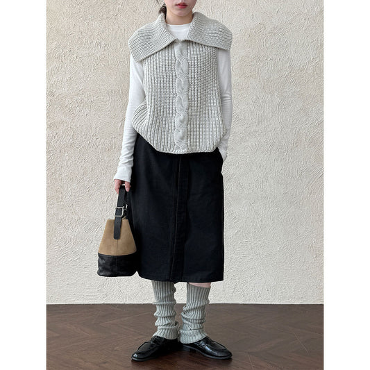 Korean high-waisted hip-wrapped buckle skirt for women's 26 early spring new commuting intelligence and thin A-word skirt