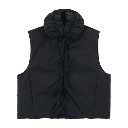 Winter 90 white duck down bud collar weft elastic anti-down jacket