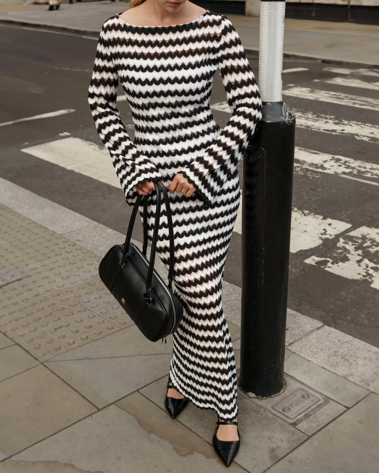 Sexy chest-wrapped knitted dress