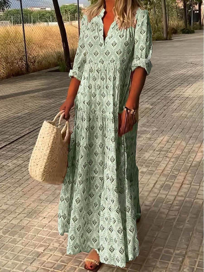 New large size dress summer casual spring summer long dress skirt know how many summers