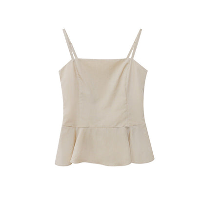 Casual temperament, thin umbrella-shaped sling vest woman