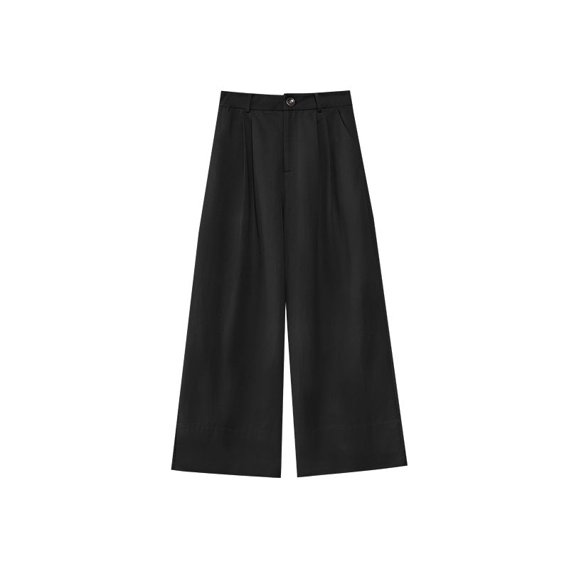 High Waist Pleated Wide Leg Pants