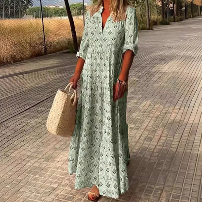 New large size dress summer casual spring summer long dress skirt know how many summers