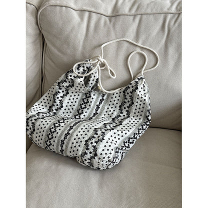 Bohemian print sleeveless tank dress with bag - new summer ethnic style dress