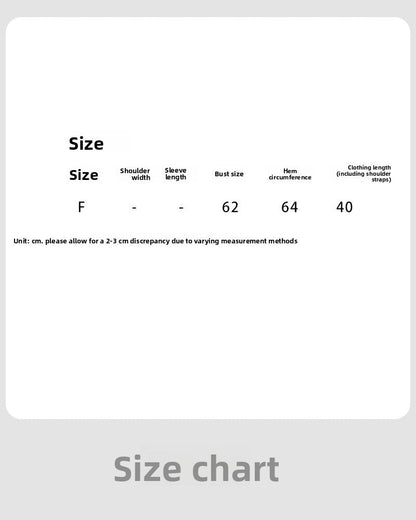 Simple threaded vest women's summer new integrated chest pad with beautiful back and thin suspender top