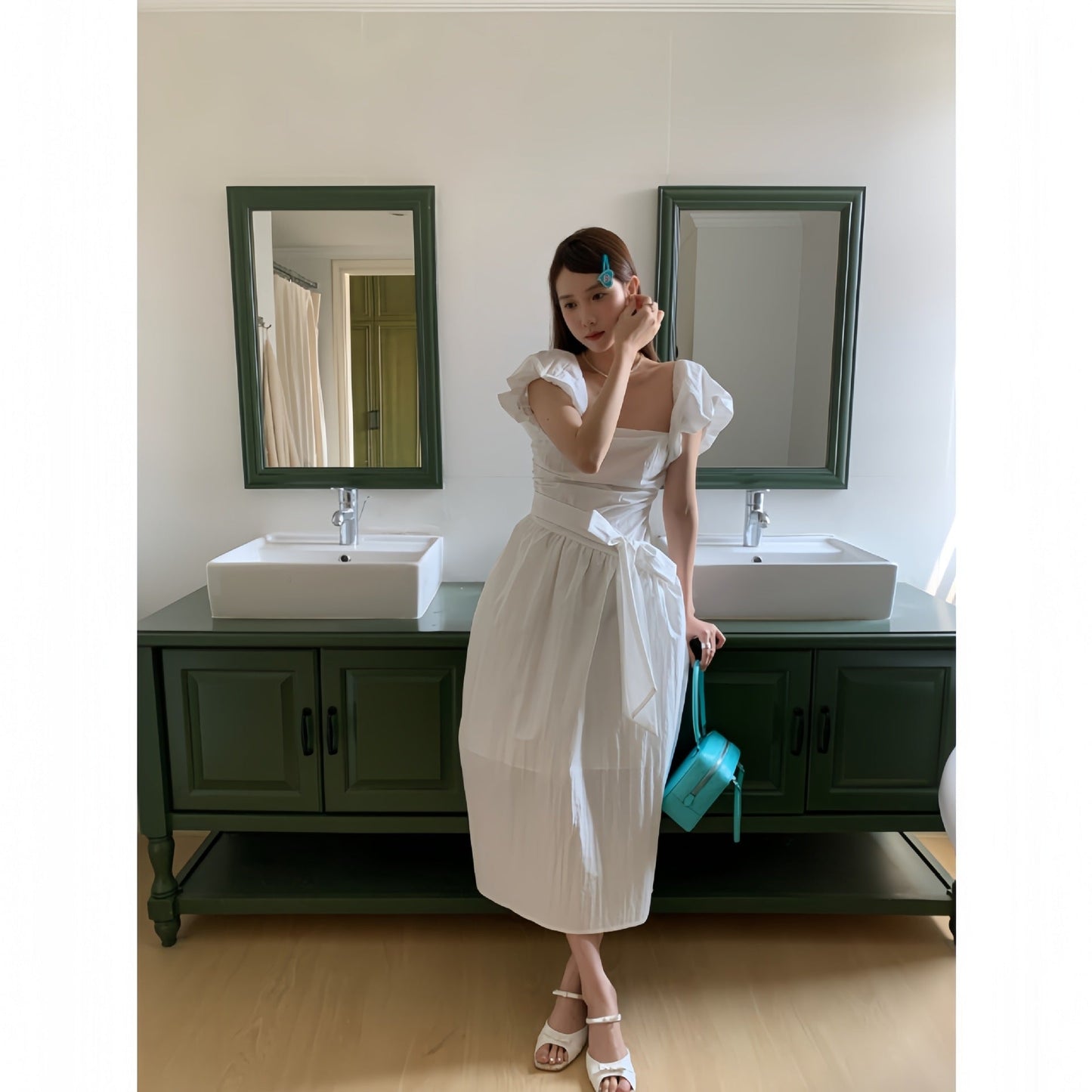 The beautiful fairy dress is pure desire for a bandeau dress