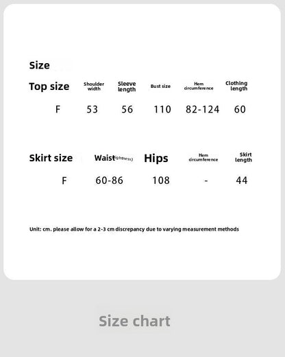 Academy style polo neck sweater + high waist pleated skirt set
