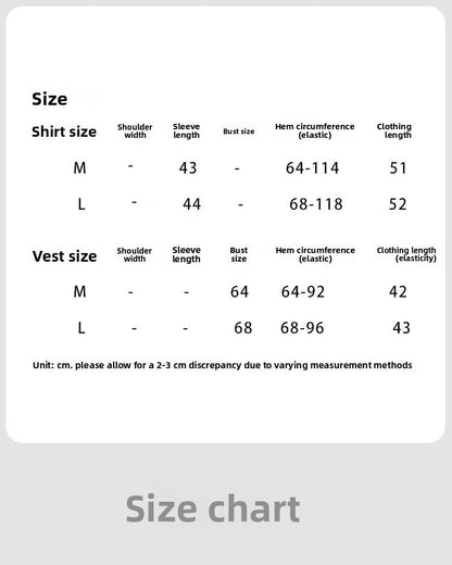 Spring French high-end silhouette commuter off-the-shoulder shirt with knitted vest inside, fake two-piece top women