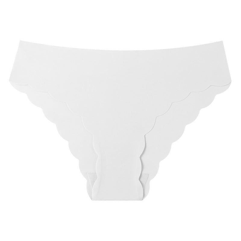 Traceless nylon moisture-absorbing breathable underwear can be cut at will, ice silk large size invisible briefs