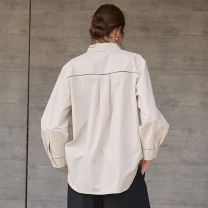 Cotton Button-Up Shirt