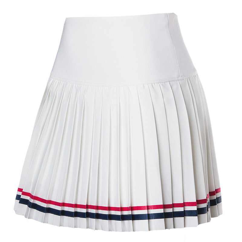 Women's Tennis Skirt Quick-Drying Sports Pleated Skirt with Shorts Fitness Yoga