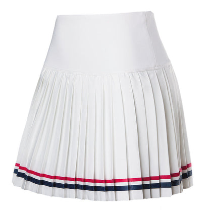 Women's Tennis Skirt Quick-Drying Sports Pleated Skirt with Shorts Fitness Yoga