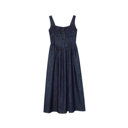 Denim skirt sleeveless vest camisole dress