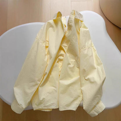 Long-sleeved shirt women's summer new loose niche coat