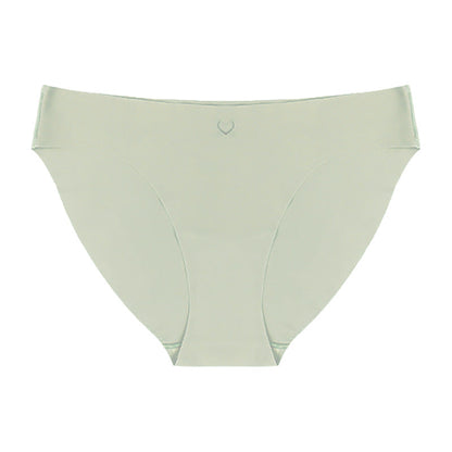Traceless fitness underwear women's low-rise ice silk briefs pure cotton crotch breathable quick-drying sports underwear women