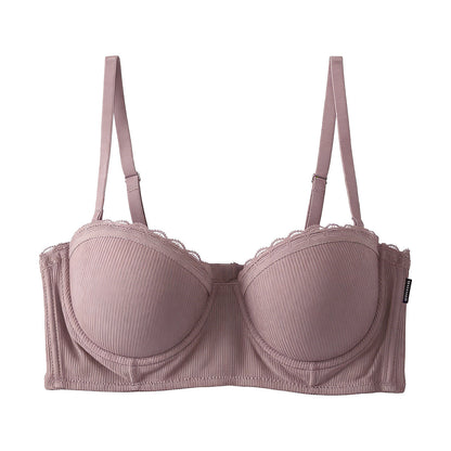 Women's bra gathering adjustment type upper support comfortable anti-sagging large chest small underwear