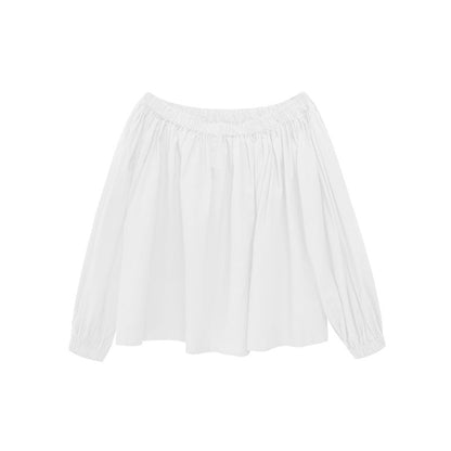 Off-Shoulder Bubble Sleeve Top