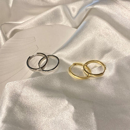 French Earrings Circle Niche Design Premium Sensory Ring Earrings Ear Buckle Earrings