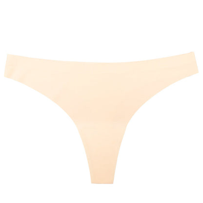 Sexy thin low-rise underwear women's pure cotton crotch bacteriostatic non-marking ice silk sports waist yoga briefs