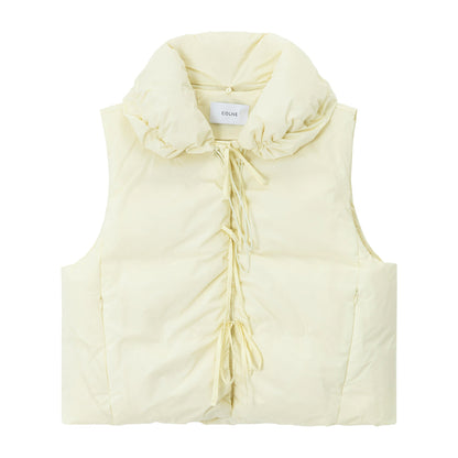 Winter 90 white duck down bud collar weft elastic anti-down jacket