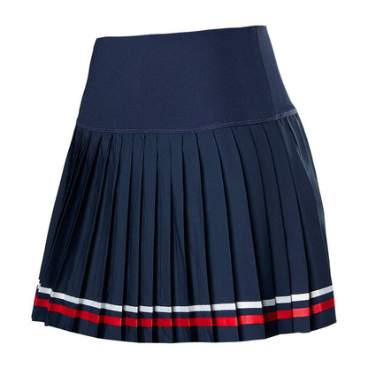 Women's Tennis Skirt Quick-Drying Sports Pleated Skirt with Shorts Fitness Yoga