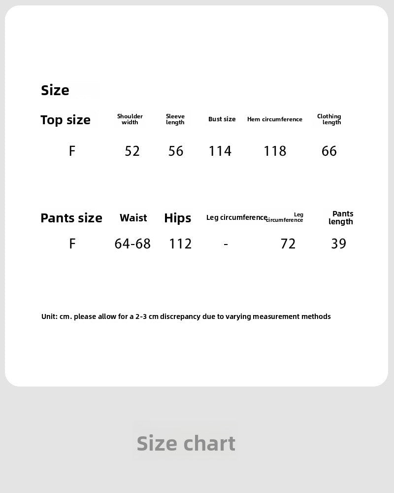 Korean soft waxy wool knitted top + shorts two-piece set