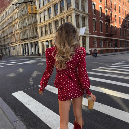 Sexy coat skirt suit
