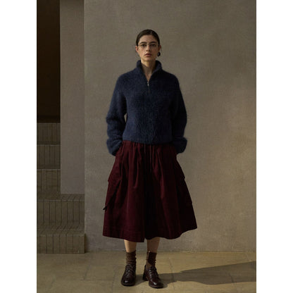 Winter cotton corduroy tooling version comfortable texture culottes