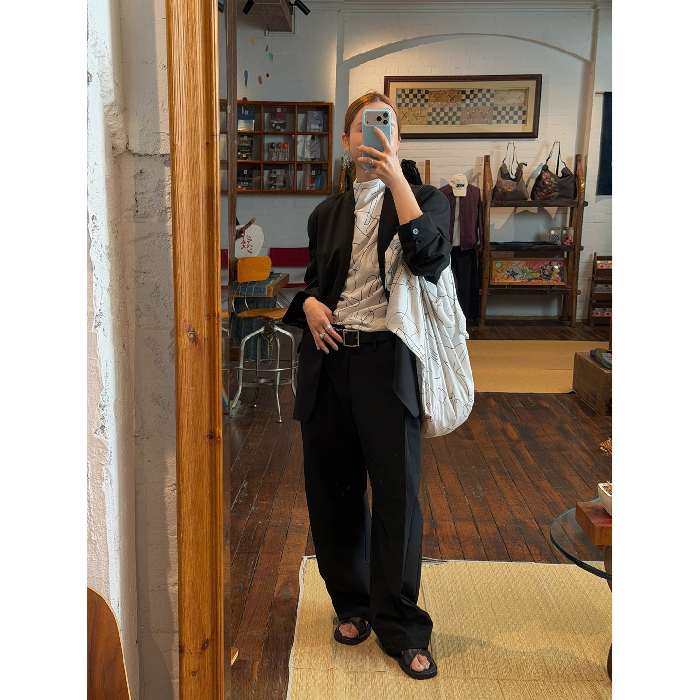 Temperament versatile pendant casual suit pants