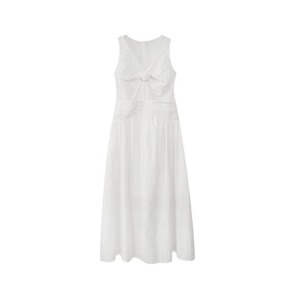 French sexy loose sleeveless vest dress