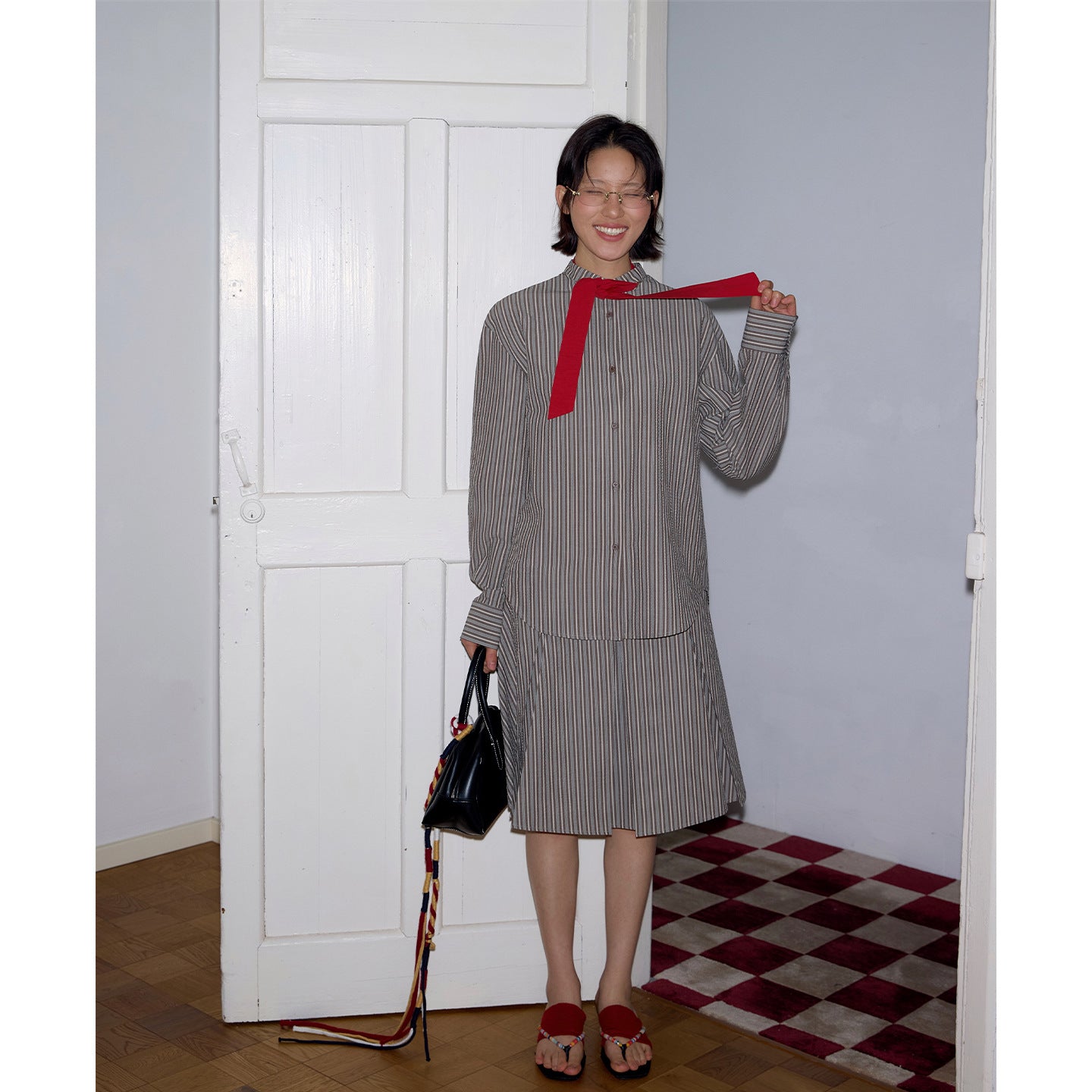 Commuter long-sleeved cardigan