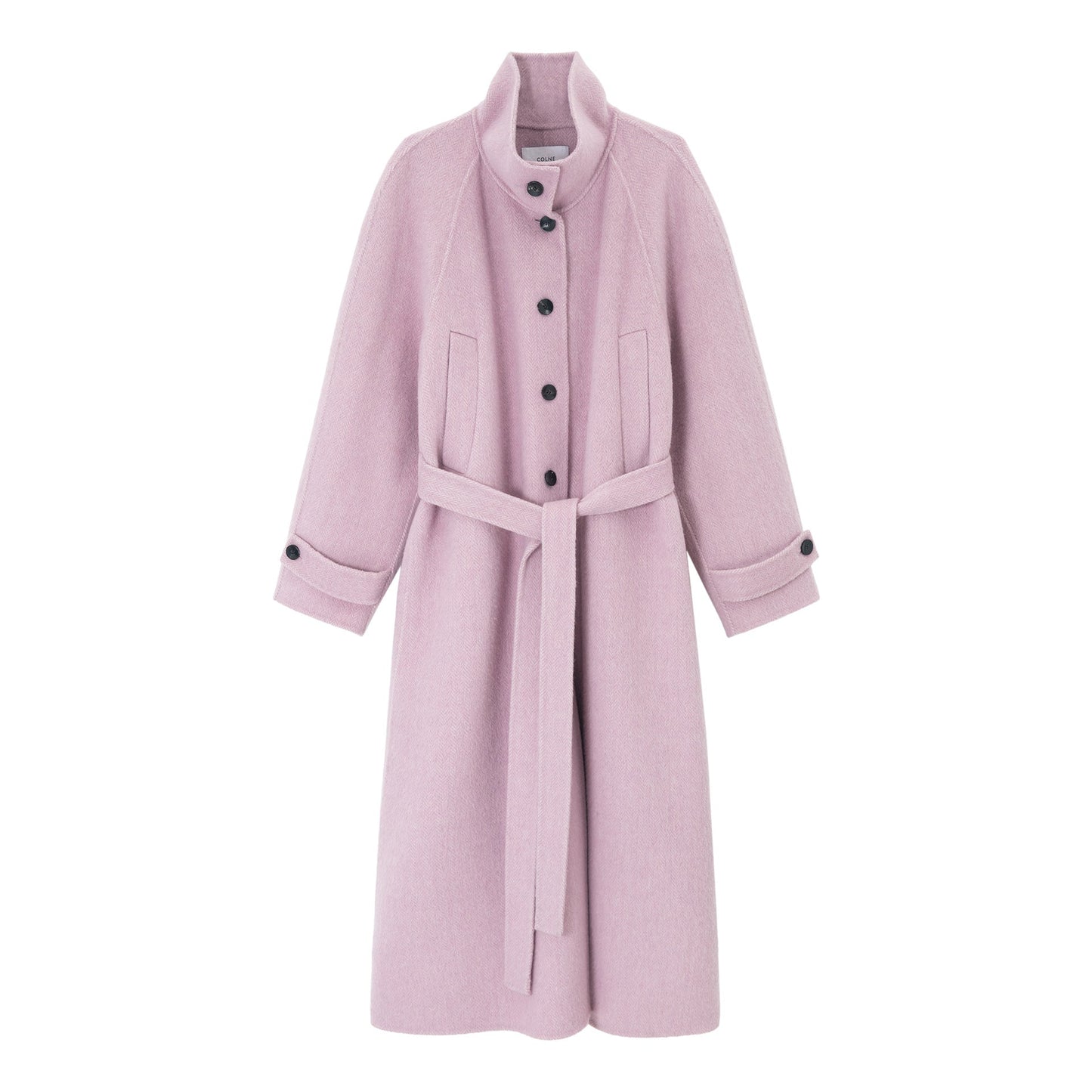 Winter commuter design stand-up collar double-breasted double-sided wool coat jacket