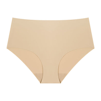 High waist seamless briefs yoga sports comfortable women's underwear women's breathable ice silk underwear