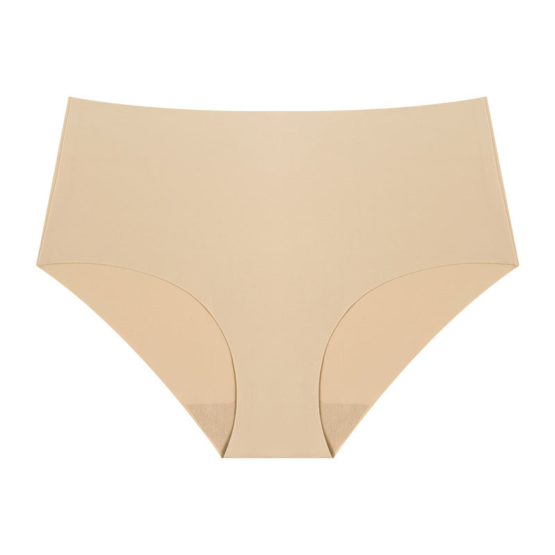 briefs yoga sports large size high waist women's pants breathable ice silk seamless underwear